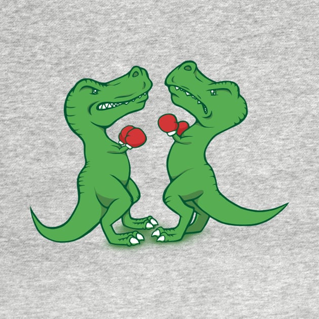 T-Rex Boxing by jellysoupstudios